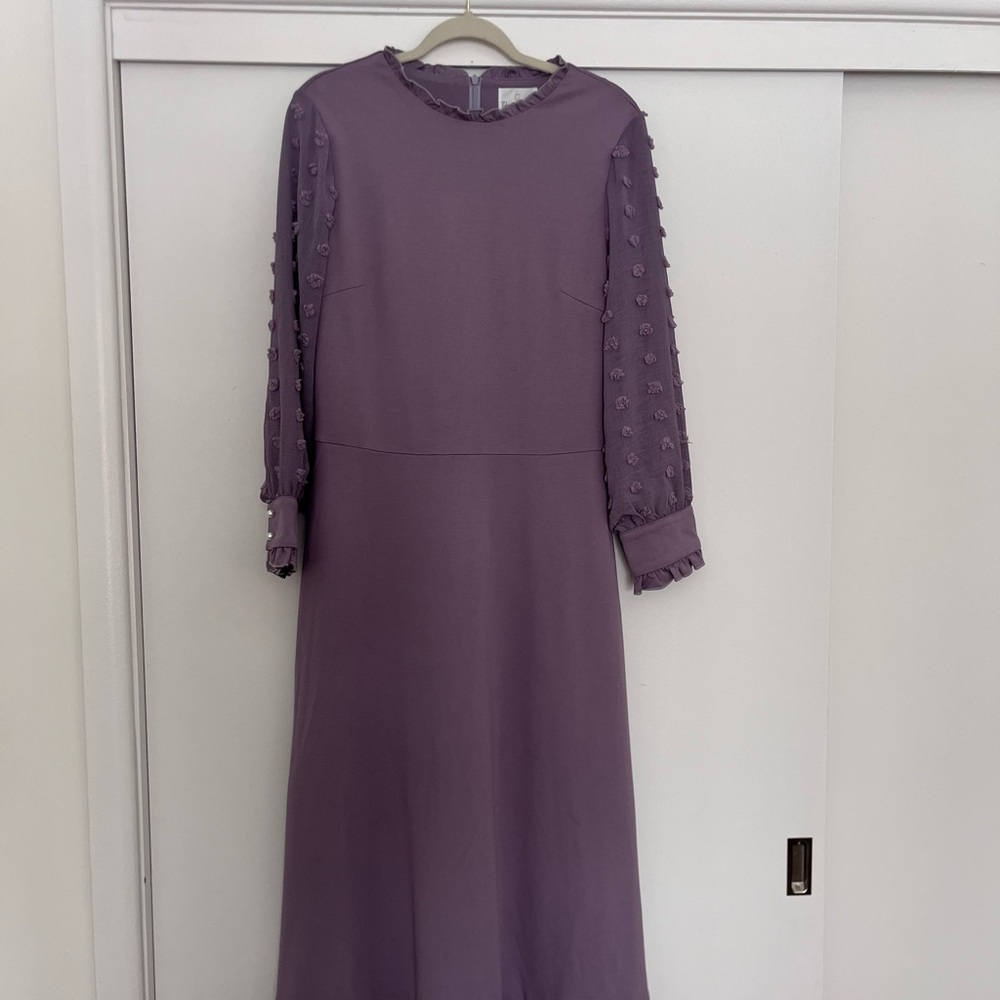 Dainty Jewells Lavender Long Sleeve Dress